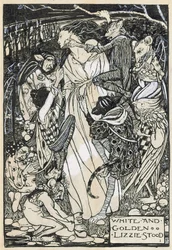 Illustration pour "Poèmes de Christina Rossetti" (crayon et encre sur papier)