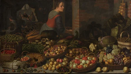 Nature morte aux fruits et légumes