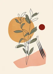 Dessins au trait inspirés de la nature