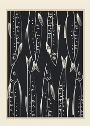 Motif graphique « Sardine »
