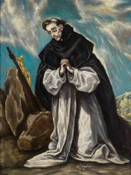 Saint Dominique en prière