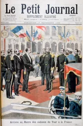 Arrivée au Havre des cadeaux du tsar en France, 1895