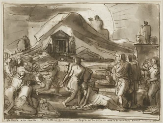 Une allégorie de la vérité et du mensonge (verso)