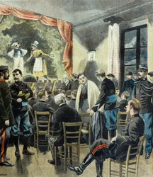 Le théâtre aux armes , spectacle de chasseurs alpins