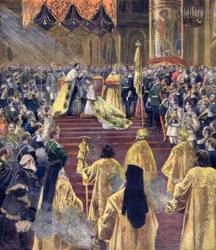 Le couronnement du tsar Nicolas II et de la tsarine Alexandra de Russie
