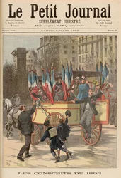 Les conscrits de 1892, de « Le Petit Journal », 5 mars 1892