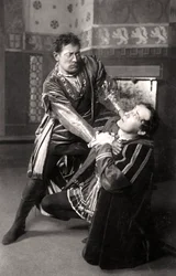 Lewis Waller 1860-1915 et Harry Brodribb Irving 1870-1919, acteurs anglais, 1906