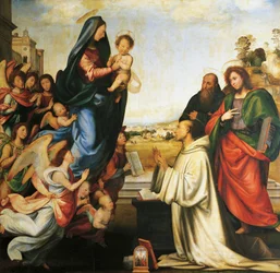 Apparition de la Vierge à Saint Bernard