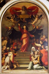 Notre-Dame de la Miséricorde, par Bartolomeo della Porta, connu sous le nom de Fra Bartolomeo (1472-1517)