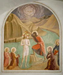 Cella 24 : Le Christ baptisé (fresque)