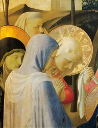 Descente de Croix ou Retable de la Sainte Trinité, vers 1432, par Giovanni da Fiesole dit Fra Angelico (1400-vers 1455), tempera sur bois