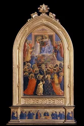 Le Couronnement de la Vierge. Reliquaire pour Santa Maria Novella