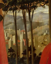 La Déposition de Croix ou le Retable de la Sainte Trinité (détail), vers 1432
