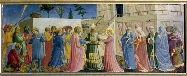 Les Noces de la Vierge Predelle