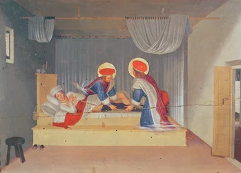 Retable, la Vierge à l