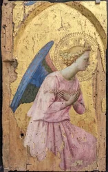 French: Ange en adoration, tourné vers la droite Adoring Angel, Looking Right