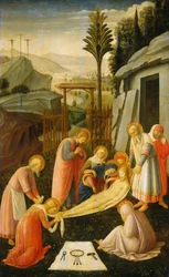 La mise au tombeau du Christ, vers 1450