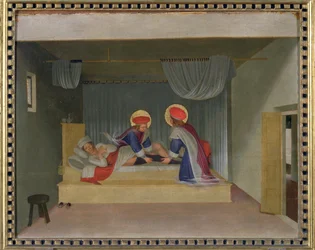 Le Miracle du diacre Justinien, de la prédelle du retable de San Marco, 1440
