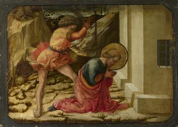 Décapitation de Saint Jacques le Majeur Panneau de prédelle du retable de la Trinité de Pistoia, 1455-1460
