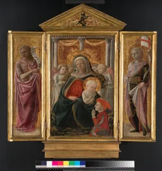 Triptyque : La Vierge à l