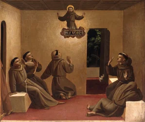 Apparition de Saint François à Arles Scènes de la vie de Saint François d