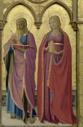 Saints Matthieu et Marie-Madeleine. Polyptyque de Cortona
