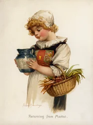 Filles : Retour du marché