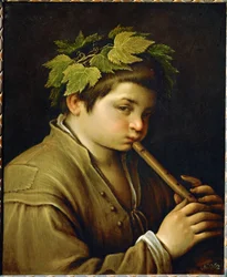 Garçon avec flûte