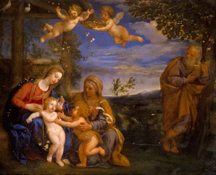 Sainte Famille avec Sainte Élisabeth et Saint Jean