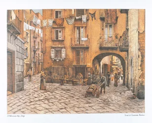 Italie, Naples, Sopportico de
