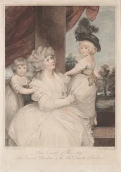 Jane, comtesse de Harrington et ses enfants