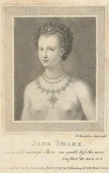 Jane Shore : donnez encore un doux baiser à la douce maîtresse Shore, Shakespeare,..., 1er février 1790.