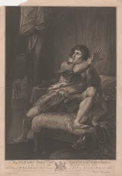 M. Kemble dans le Rôle de Richard III - "Richard III," Acte V, Scène V