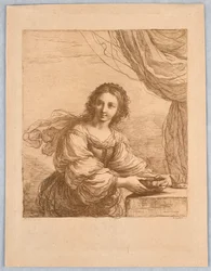 Sophonisba, avec un bol