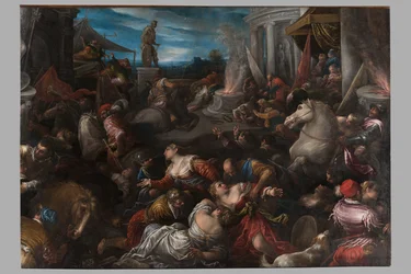 Le Rapt des Sabines, vers 1580-82