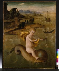 Arion chevauchant un dauphin