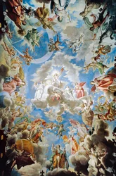 Apothéose, fresque de la Maison Pamphilj