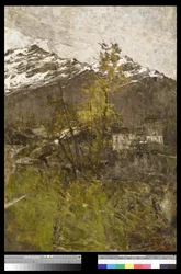 Première neige ou paysage, 1889