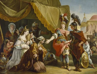 Famille de Darius devant Alexandre