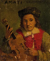 Portrait de Nicola Amati, fin du XVIIe siècle