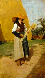 Étude pour Glaneuse (ouvrière agricole)