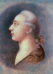 Portrait de Giacomo Casanova (1725-1798) par Francesco Giuseppe Casanova (1727-1802), vers 1750