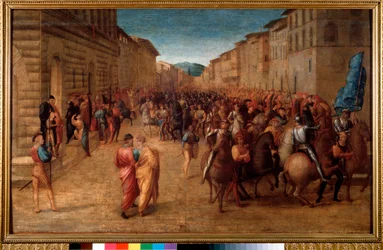 Le roi de France Charles VIII entrant à Florence en novembre 1494
