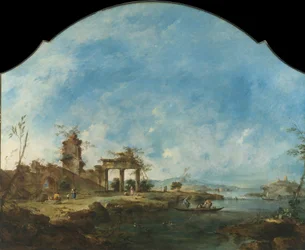 Paysage fantastique, vers 1765