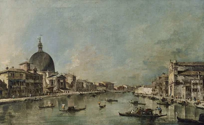 Grand Canal avec San Simeone Piccolo et Santa Lucía