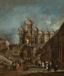 Tribune temporaire au Campo San Zanipolo, Venise