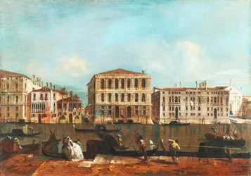 Venise : Le Grand Canal et le Palazzo Pesaro