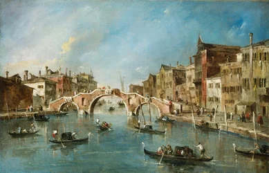Vue sur le canal de Cannaregio, Venise