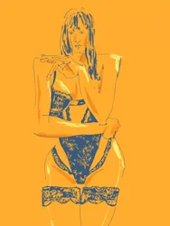 Femme séduisante en lingerie