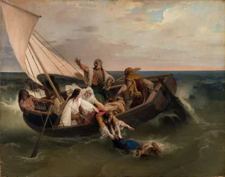 Bateau avec des fugitifs grecs, 1834